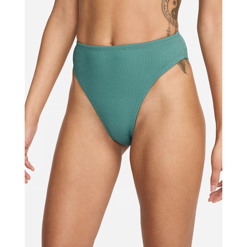 Nike® (Women's SMALL) High-Waisted Bikini Swim Bottom in Bicoastal